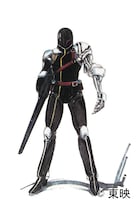 「超人機メタルダー」に登場した暴魂トップガンダーのデザイン画。