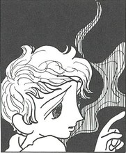 岡田史子によるイラスト。