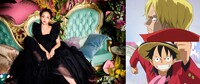 安室奈美恵と「ONE PIECE」の新オープニング映像カット。