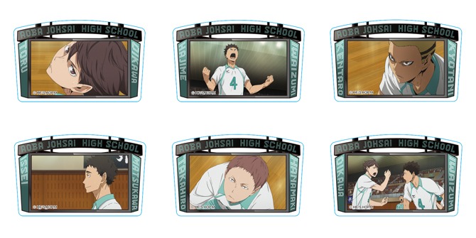 「トレーディングアクリルバッジ 青葉城西高校ver.」