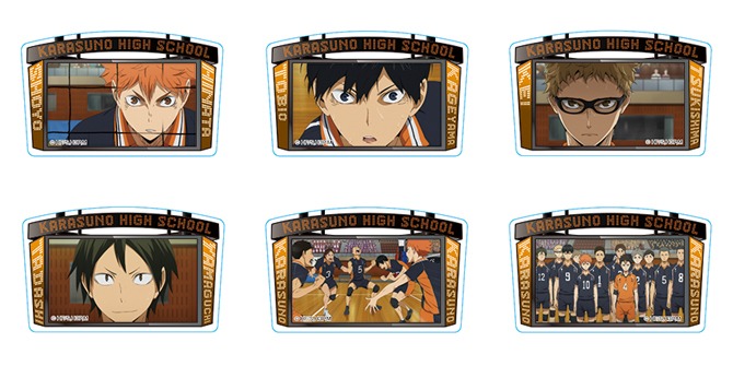 「トレーディングアクリルバッジ 烏野高校ver.」