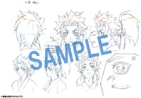 市村鉄之助の開発中キャラクター設定ラフ。