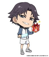 跡部の描き下ろしイラスト。(c)許斐 剛／集英社・ＮＡＳ・新テニスの王子様プロジェクト