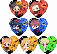 「ハート型缶バッジコレクション ハロウィンコスチューム」