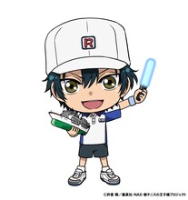 リョーマの描き下ろしイラスト。(c)許斐 剛／集英社・ＮＡＳ・新テニスの王子様プロジェクト