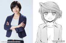 赤土晴絵役の南沢奈央。