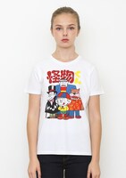 「怪物くん」×グラニフのコラボアイテム着用例。