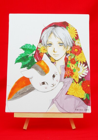 「美しい少女まんがの世界」で販売された「キャンバスパネル 緑川ゆき」。