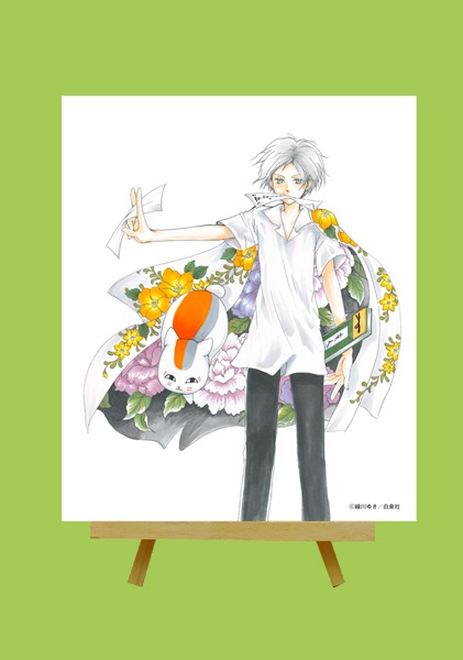 「夏目友人帳 大原画展 ～原作漫画からアニメーションまで～」のキャンバスパネルの1種。
