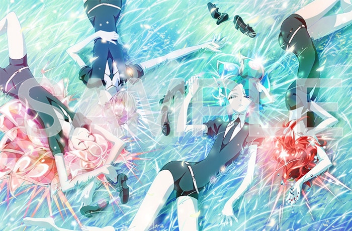 アニメ「宝石の国」のBlu-ray / DVDの第1巻のジャケットイラスト。