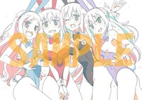 ローソンHMV特典の「描き下ろしB3クリアポスター」のイラスト。