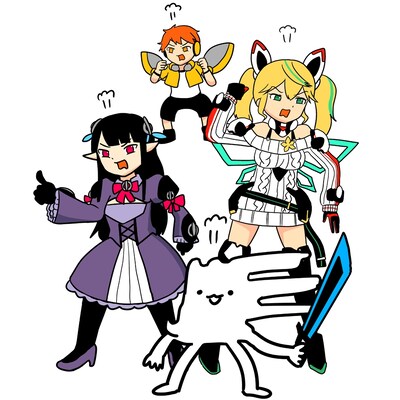 「PSO2es　ファンタシースターオンライン2es　ぎゅ。」メインビジュアル