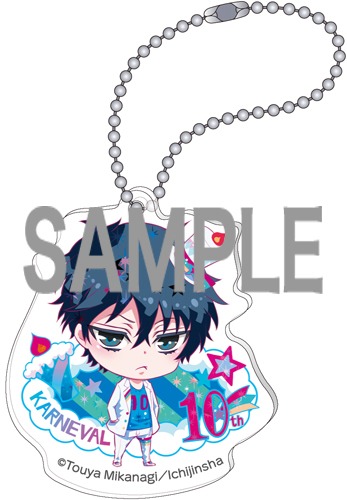 会場限定販売のアクリルキーホルダー。