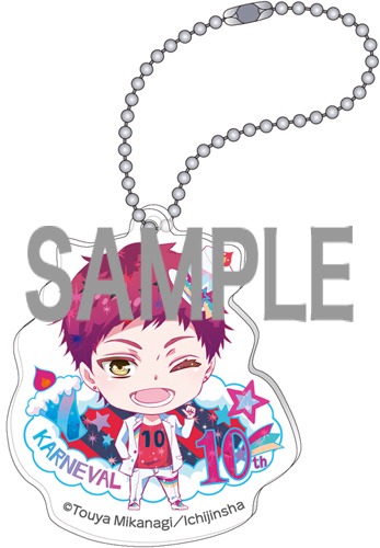 会場限定販売のアクリルキーホルダー。