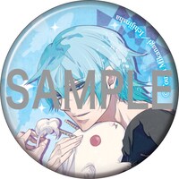 会場先行販売の缶バッジセット。