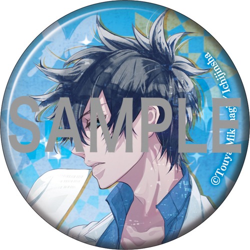 会場先行販売の缶バッジセット。