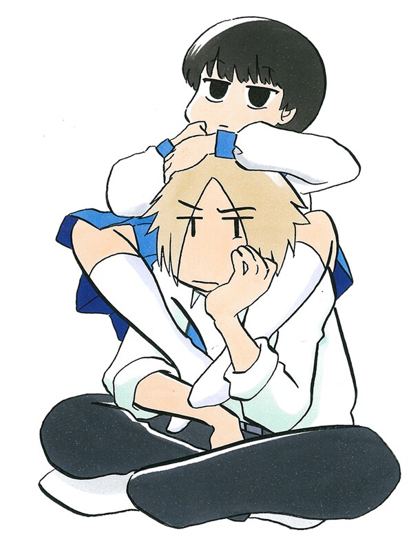 むんこ「出会ってしまったツルとカメ」カット