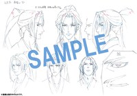 土方歳三の開発中キャラクター設定ラフ。