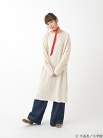 「マギ アリババイメージ ニットワンピース」の着用例。