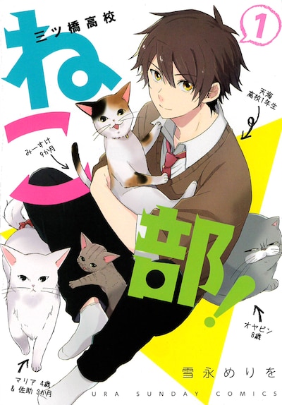 「三ツ橋高校ねこ部！」1巻