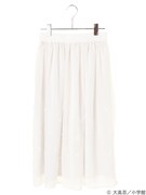 「マギ ルフモチーフ スカート」のホワイト。