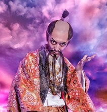 窪寺昭演じる豊臣秀吉。