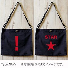 「『弱虫ペダル』“チーム2人”サコッシュ」のネイビー。