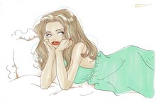 「桜沢エリカ原画展」の展示作品。