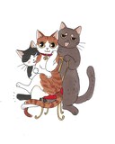 「桜沢エリカ原画展」の展示作品。