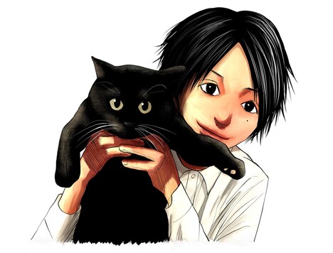 此元和津也の特別読切「鈴木について」のカット。