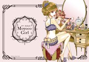 安野モヨコ2018年カレンダー「MOYOCO GIRL」のカバー。
