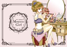 安野モヨコ2018年カレンダー「MOYOCO GIRL」のカバー。