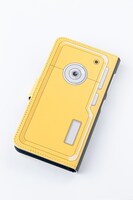 「レオのカメラ風手帳型スマートフォンケース」