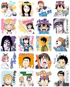 「SKET DANCE（J50th）」のスタンプ。