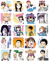「SKET DANCE（J50th）」のスタンプ。