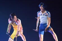 「舞台『弱虫ペダル』新インターハイ篇～ヒートアップ～」公開ゲネプロの様子。