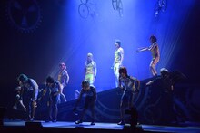 「舞台『弱虫ペダル』新インターハイ篇～ヒートアップ～」公開ゲネプロの様子。