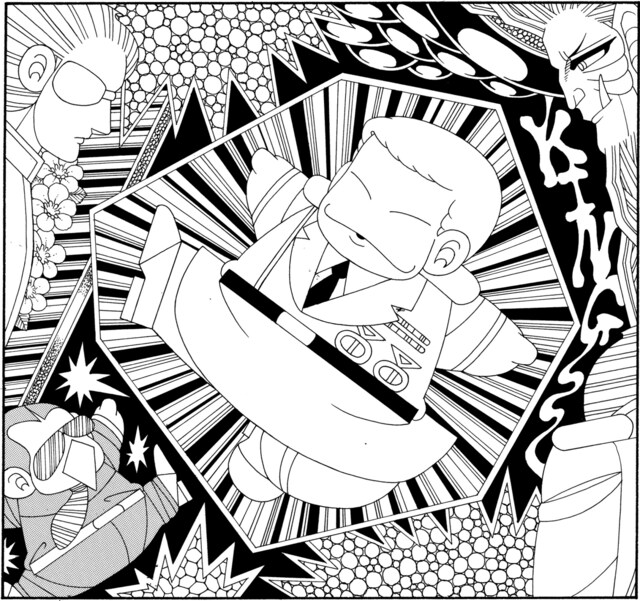 モーニング47号に掲載された「パタリロ！モーニングコーチ」予告カット。（講談社より提供）