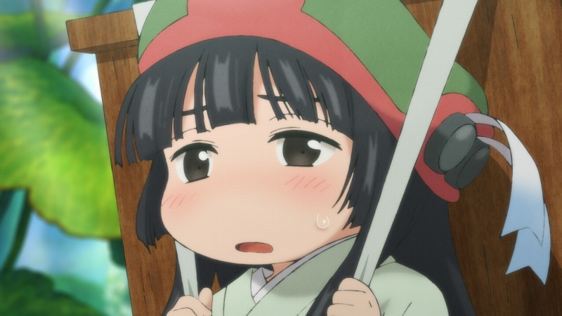 アニメ「ハクメイとミコチ」第1弾PVより。