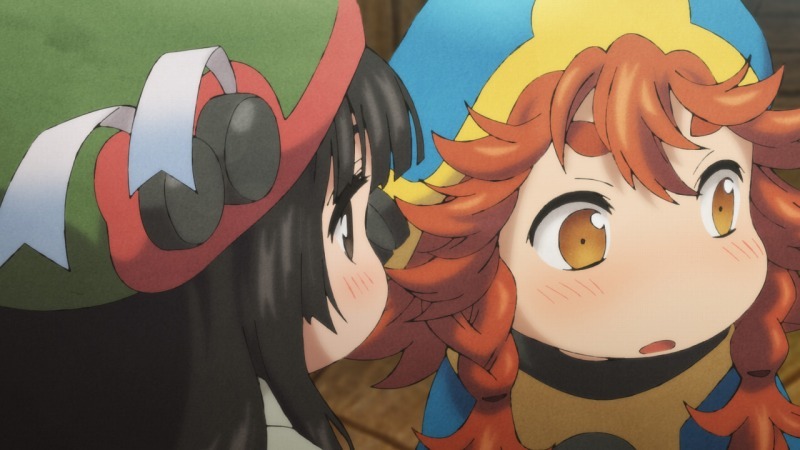 アニメ「ハクメイとミコチ」第1弾PVより。