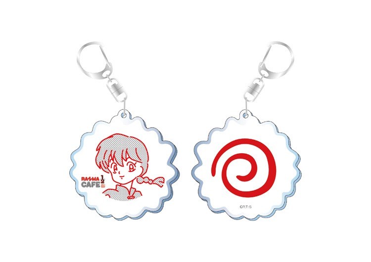 全10種のガチャガチャアクリルキーホルダー。