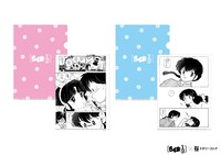 ナタリーストアとのコラボによる、2枚1セットのクリアファイル。