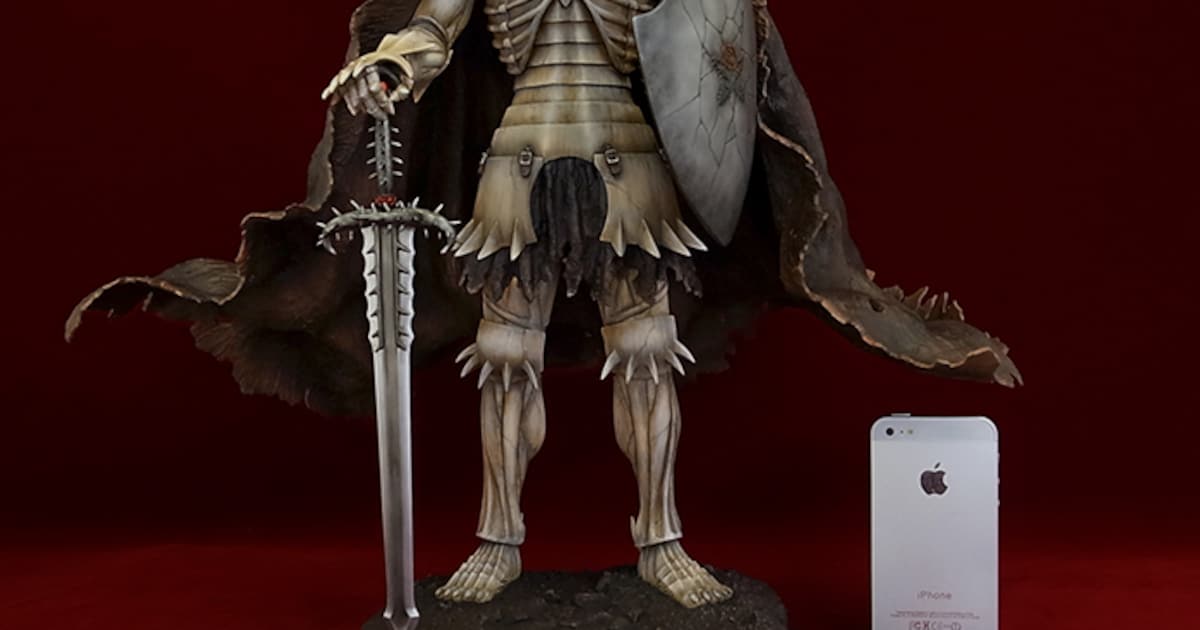 ベルセルク」髑髏の騎士がフィギュアに、1/5スケールの2色展開で登場 