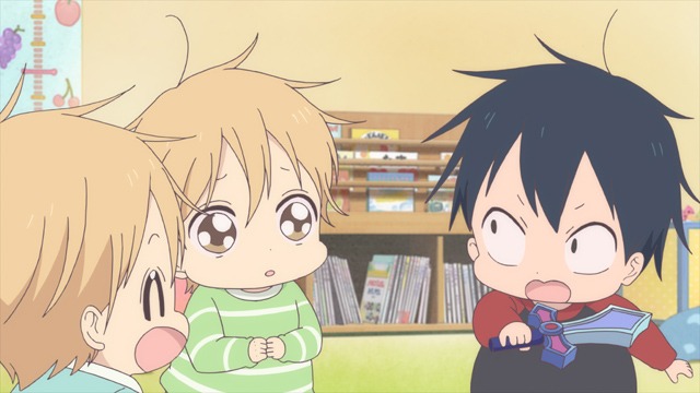 アニメ「学園ベビーシッターズ」ティザーPVより。