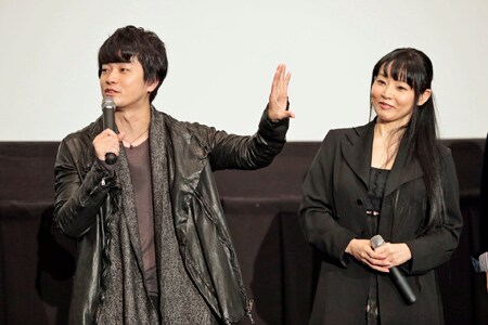 「コードギアス 反逆のルルーシュI 興道（こうどう）」初日舞台挨拶の様子。