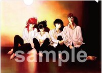 オリジナルグッズのクリアファイル。