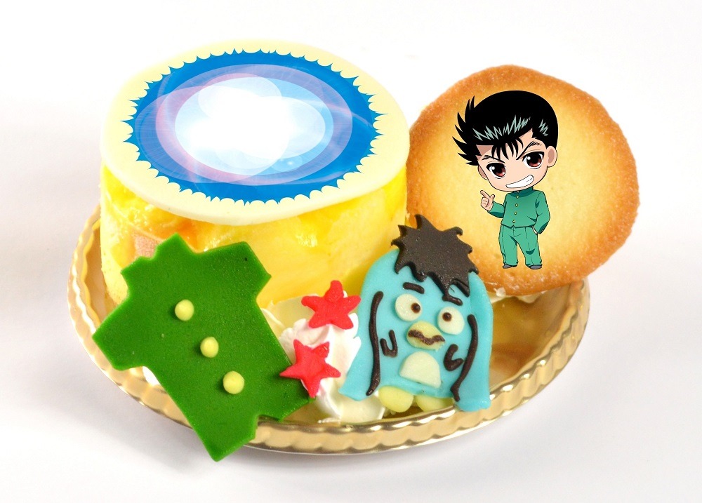 「浦飯幽助の“霊丸!!”ケーキ（パイン&マンゴーケーキ）」