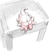 「幼生体つむぎ」イメージイラスト。