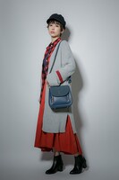 ミカサモデルの着用見本。