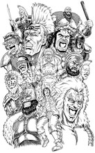 (c)武論尊・原哲夫/NSP 1983, （C）倉尾宏 2017